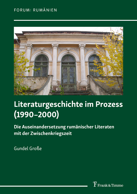 Literaturgeschichte im Prozess (1990–2000) - Gundel Große