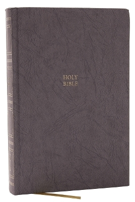 KJV Holy Bible: Paragraph-style Large Print Thinline with 43,000 Cross References, Gray Hardcover, Red Letter, Comfort Print: King James Version - Thomas Nelson