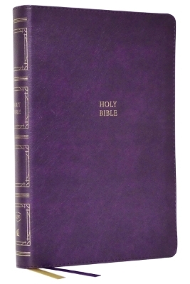 KJV Holy Bible: Paragraph-style Large Print Thinline with 43,000 Cross References, Purple Leathersoft, Red Letter, Comfort Print (Thumb Indexed): King James Version - Thomas Nelson