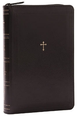 NKJV Compact Paragraph-Style Bible w/ 43,000 Cross References, Black Leathersoft with zipper, Red Letter, Comfort Print: Holy Bible, New King James Version -  Thomas Nelson