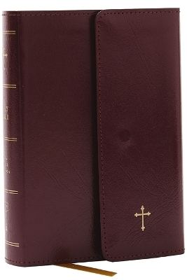 KJV Holy Bible: Compact with 43,000 Cross References, Burgundy Leatherflex with flap, Red Letter, Comfort Print: King James Version -  Thomas Nelson