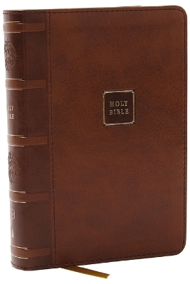 KJV Holy Bible: Compact with 43,000 Cross References, Brown Leathersoft, Red Letter, Comfort Print: King James Version -  Thomas Nelson