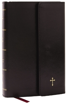 NKJV Compact Paragraph-Style Bible w/ 43,000 Cross References, Black Leatherflex w/ Magnetic Flap, Red Letter, Comfort Print: Holy Bible, New King James Version - Thomas Nelson