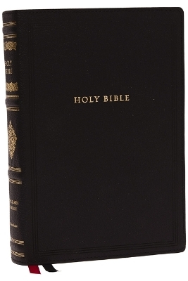 KJV, Wide-Margin Reference Bible, Sovereign Collection, Genuine Leather, Black, Red Letter, Comfort Print -  Thomas Nelson