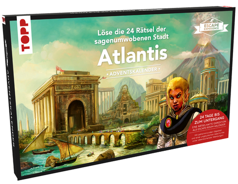 Escape Experience Adventskalender - Atlantis. Löse die 24 Rätsel der sagenumwobenen Stadt - Markus Müller