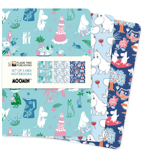 Moomin Classics Set of 3 Midi Notebooks - 