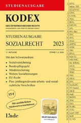 KODEX Studienausgabe Sozialrecht 2023 - Brameshuber, Elisabeth; Doralt, Werner