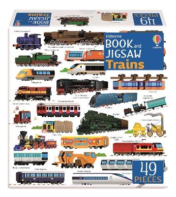 Usborne Book and Jigsaw Trains - Sam Smith