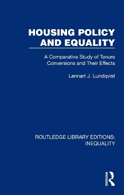 Housing Policy and Equality - Lennart J. Lundqvist