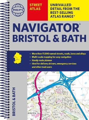 Philip's Street Atlas Navigator Bristol & Bath -  Philip's Maps