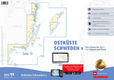 Sportbootkarten Satz 11: Ostküste Schweden 1 (Ausgabe 2023/2024) - 