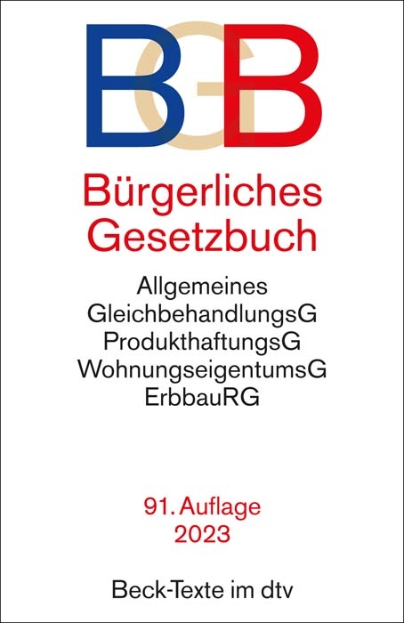 Bürgerliches Gesetzbuch BGB