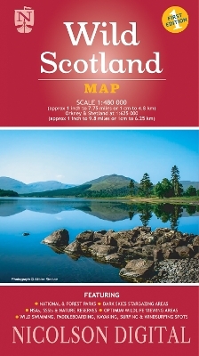 Nicolson Wild Scotland Tourist Map - Val Fry