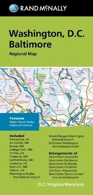 Rand McNally Folded Map: Washington, D.C. Baltimore Regional Map -  Rand McNally