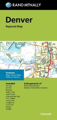 Rand McNally Folded Map: Denver Regional Map -  Rand McNally