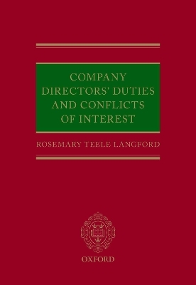 Company Directors' Duties and Conflicts of Interest - Rosemary Teele Langford