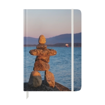 Stone Paper Inukshuk Blank Notebook - 