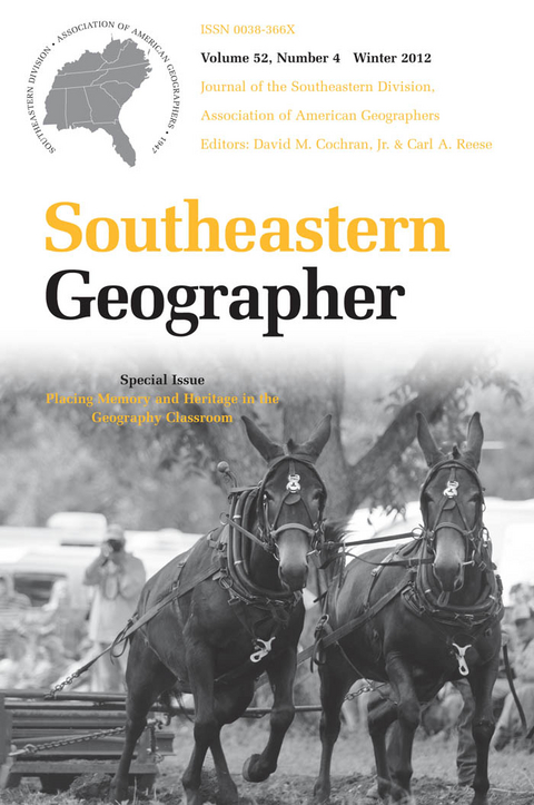 Southeastern Geographer - 