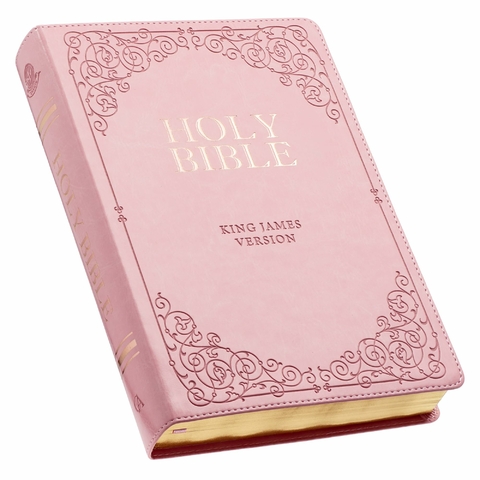 KJV Bible Giant Print Full Size Pink