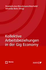 Kollektive Arbeitsbeziehungen in der Gig Economy - 