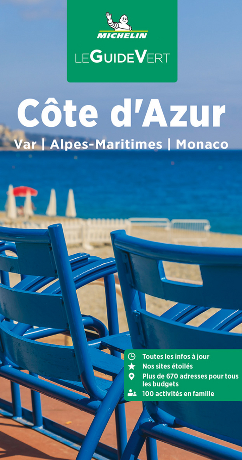 Le Guide Vert Cote d'Azur, Monaco -  Michelin