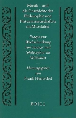 Musik - und die Geschichte der Philosophie und Naturwissenschaften im Mittelalter