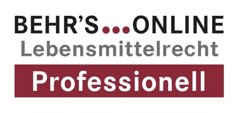 Lebensmittelrecht Professionell