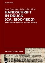 Handschrift im Druck (ca. 1500–1800) - 