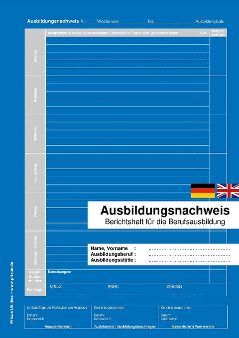 Ausbildungsnachweis - 