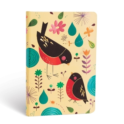 Mother Robin (Tracy Walker's Animal Friends) Mini Lined Hardcover Journal (Elastic Band Closure) -  Paperblanks