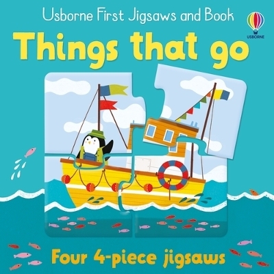 Usborne First Jigsaws and Book: Things that Go - Matthew Oldham