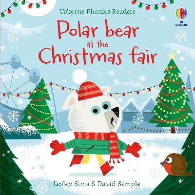 Polar Bear at the Christmas Fair - Lesley Sims