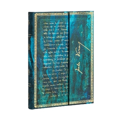 Verne, Twenty Thousand Leagues Midi Lined Hardcover Journal (Wrap Closure) -  Paperblanks