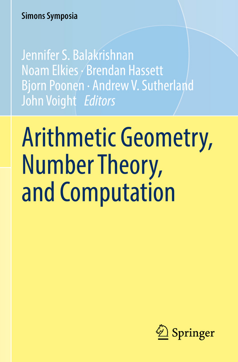 Arithmetic Geometry, Number Theory, and Computation - 