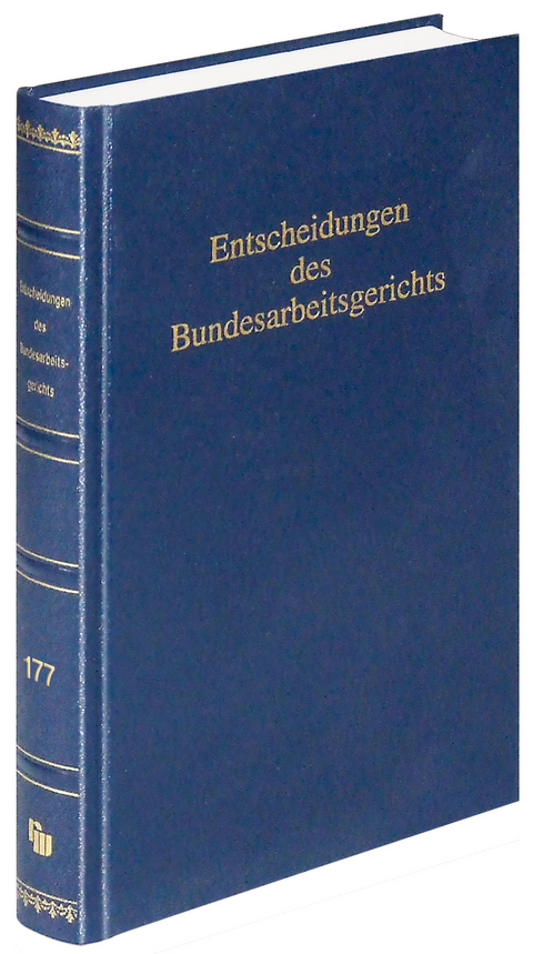 Entscheidungen des Bundesarbeitsgerichts (BAGE 177) - 