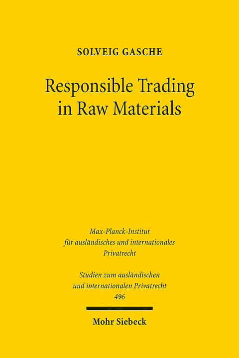 Responsible Trading in Raw Materials - Solveig Gasche