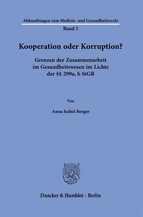 Kooperation oder Korruption? - Anna Isabel Berger