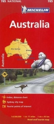 Michelin Australia Map 785 -  Michelin