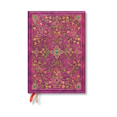 Diamond Jubilee (Sangorski & Sutcliffe) Midi 12-month Day-at-a-Time Dayplanner 2024 -  Paperblanks