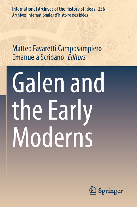 Galen and the Early Moderns - 