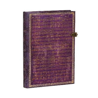 Beethoven’s 250th Birthday Midi Lined Hardcover Journal (Clasp Closure) -  Paperblanks