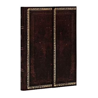 Black Moroccan (Old Leather Collection) Mini Lined Journal - Paperblanks