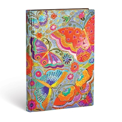 Flutterbyes Midi Unlined Softcover Flexi Journal (240 pages) -  Paperblanks