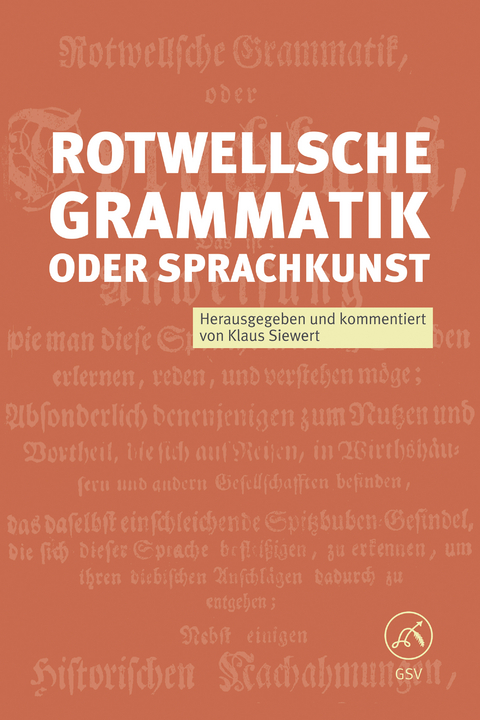 Rotwellsche Grammatik oder Sprachkunst Frankfurt am Mayn 1755 - 