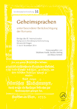 Geheimsprachen unter besonderer Berücksichtigung der Romania - Hardy, Stéphane; Herling, Sandra; Siewert, Klaus