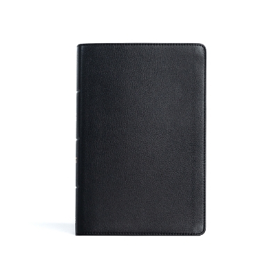 CSB Personal Size Giant Print Bible, Black, Indexed