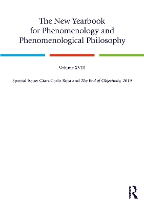 The New Yearbook for Phenomenology and Phenomenological Philosophy - 