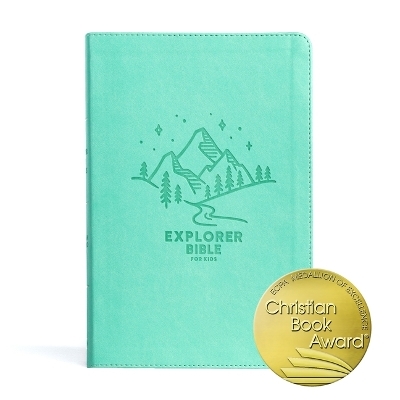 CSB Explorer Bible For Kids, Light Teal Mountains