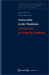 Universität in der Pandemie / L'Université en temps de pandémie - 