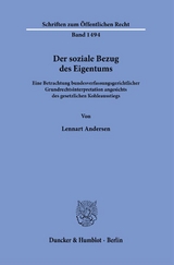 Der soziale Bezug des Eigentums. - Lennart Andersen